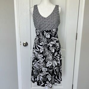 Tommy Bahama Sleeveless Printed Dress Tropical Size Medium